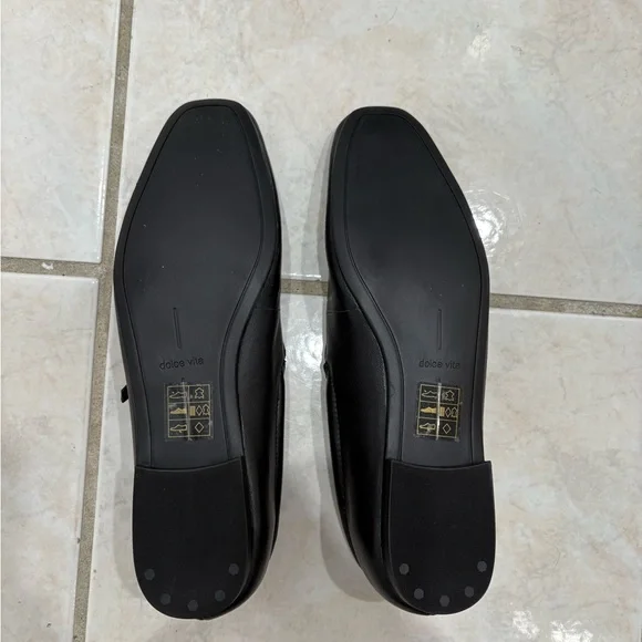 Dolce Vita Aileen black leather Mary Jane flats - Picture 6 of 9